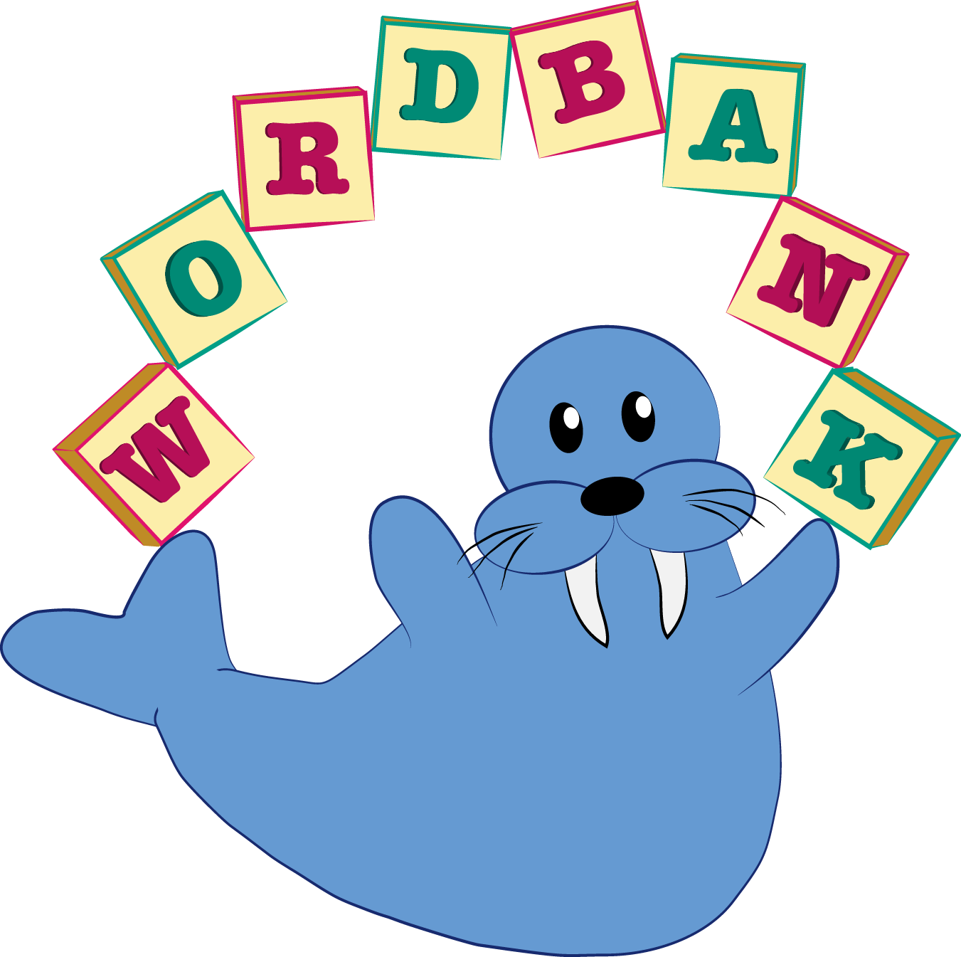 Wordbank walrus logo